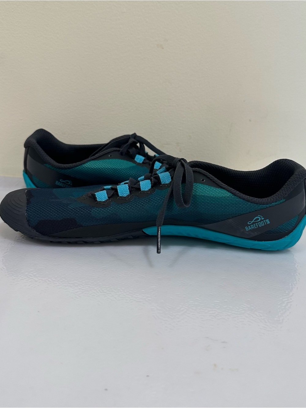 Merrell Vapor Glove 4 Green & Blue Lace Up BAREFOOT Sneakers Size Ladies 8 - Picture 6 of 10